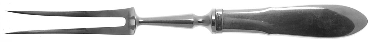 Mitra (Stainless) Small Steak Carving Fork with Stainless Prongs by Georg Jensen (Denmark)-1