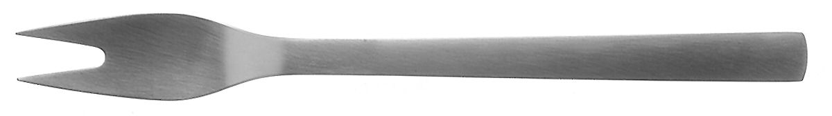 New York (Stainless) Small 2-Tine Cold Meat Serving Fork by Georg Jensen (Denmark)-1