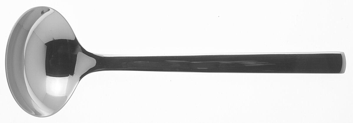 New York (Stainless) Solid Gravy Ladle by Georg Jensen (Denmark)-1