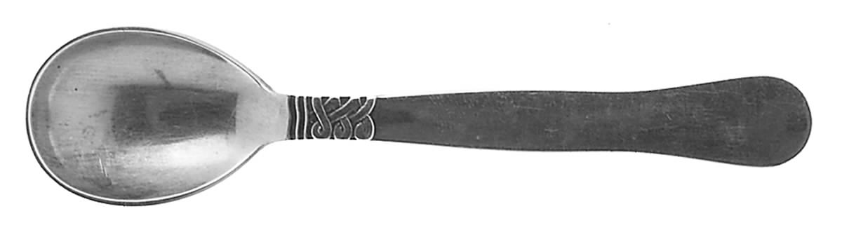 Nordic-Ladby (Sterling, 1927) Demitasse Spoon by Georg Jensen (Denmark)-1