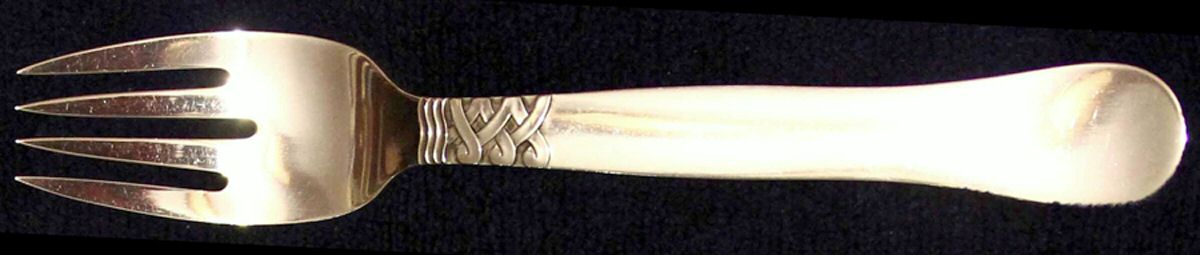 Nordic-Ladby (Sterling, 1927) Fork by Georg Jensen (Denmark)-1