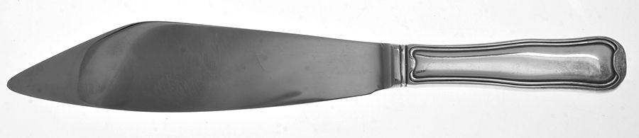 Old Danish (Sterling) Cake Knife with Stainless Blade by Georg Jensen (Denmark)-1