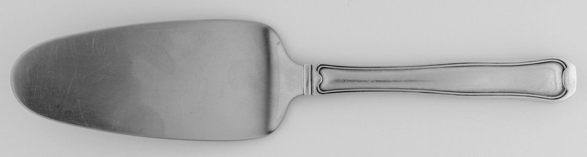 Old Danish (Sterling) Cake Server with Stainless Blade by Georg Jensen (Denmark)-1