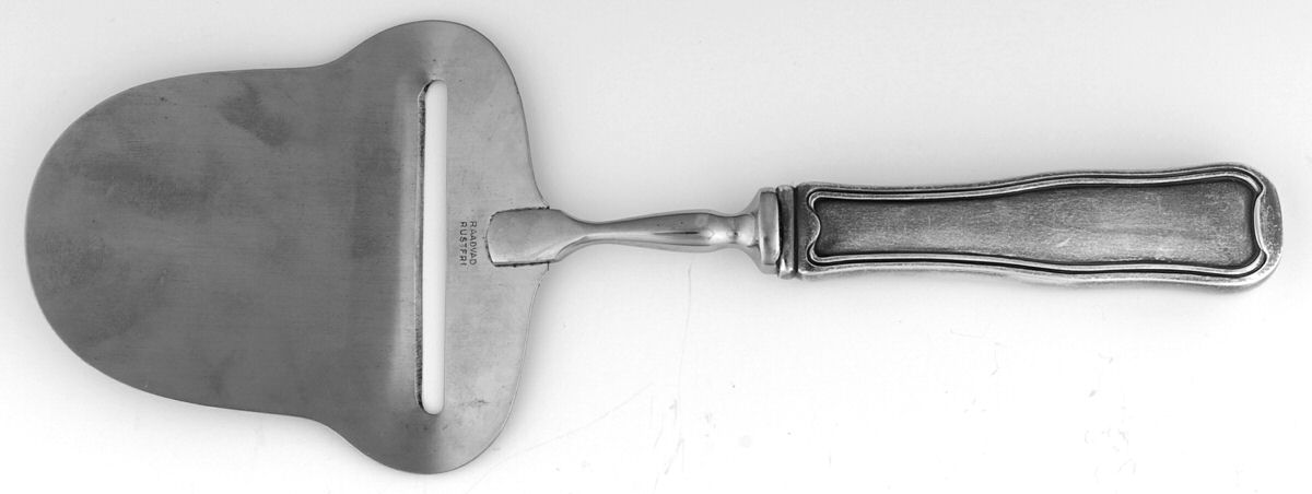Old Danish (Sterling) Cheese Plane with Stainless Plane by Georg Jensen (Denmark)-1