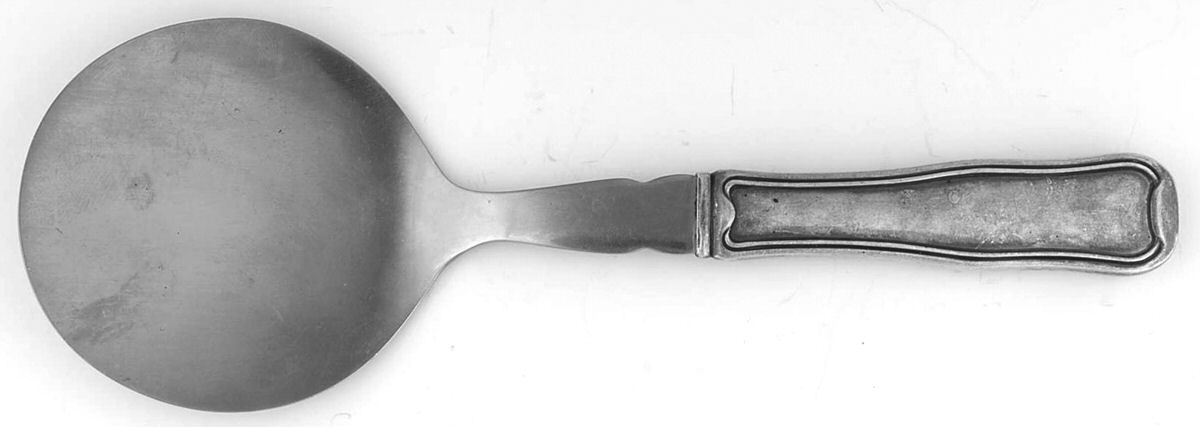 Old Danish (Sterling) Egg Server with Stainless Blade by Georg Jensen (Denmark)-1
