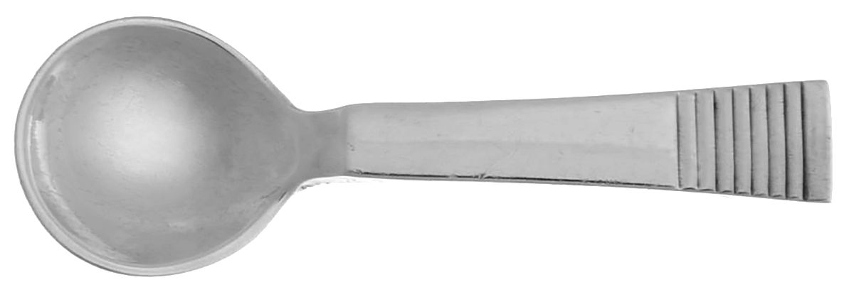 Parallel (Sterling, 1931) Individual Salt Spoon by Georg Jensen (Denmark)-1