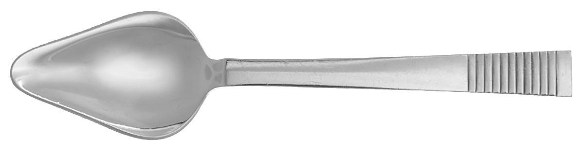 Parallel (Sterling, 1931) Individual Grapefruit Spoon by Georg Jensen (Denmark)-1