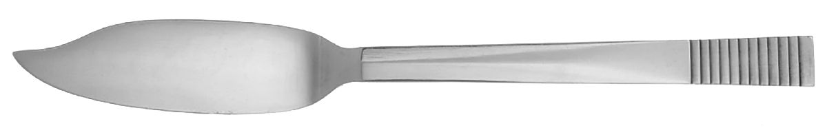 Parallel (Sterling, 1931) Individual Solid Fish Knife by Georg Jensen (Denmark)-1
