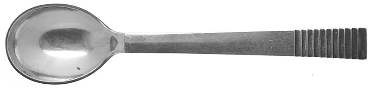 Parallel (Sterling, 1931) Mocha Spoon by Georg Jensen (Denmark)-1