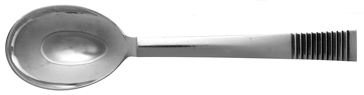 Parallel (Sterling, 1931) Teaspoon by Georg Jensen (Denmark)-1