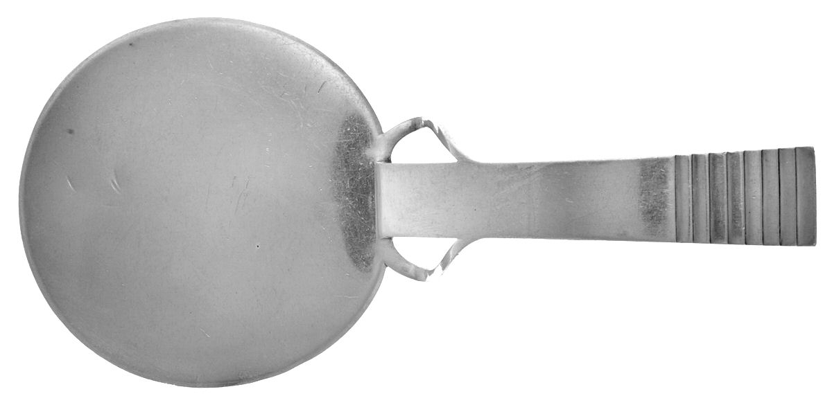 Parallel (Sterling, 1931) Pastry Server Solid Very Small by Georg Jensen (Denmark)-1