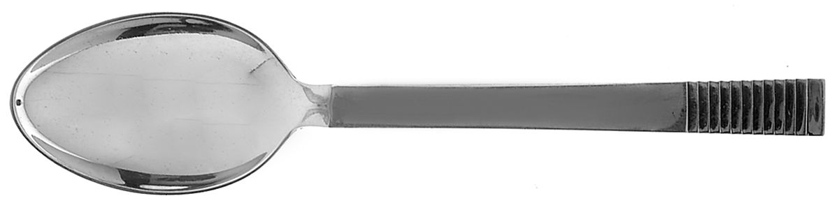 Parallel (Sterling, 1931) Dessert/Oval Soup Spoon by Georg Jensen (Denmark)-1