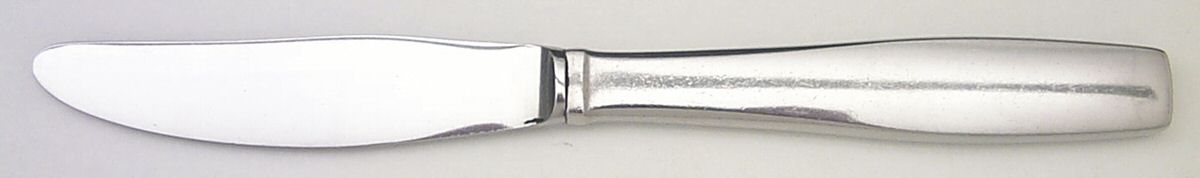 Plata (Stainless) Modern Long Handle Dinner Knife by Georg Jensen (Denmark)-1