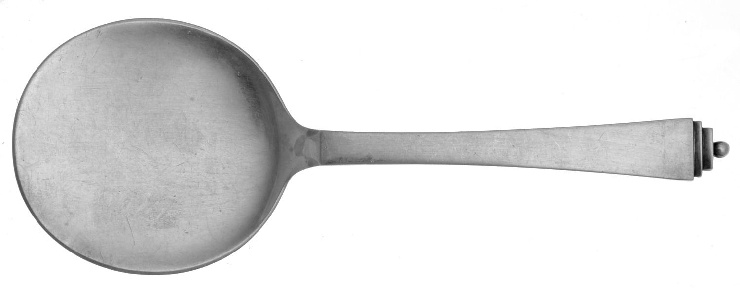 Pyramid (Sterling, 1927) Solid Pastry Server by Georg Jensen (Denmark)-1