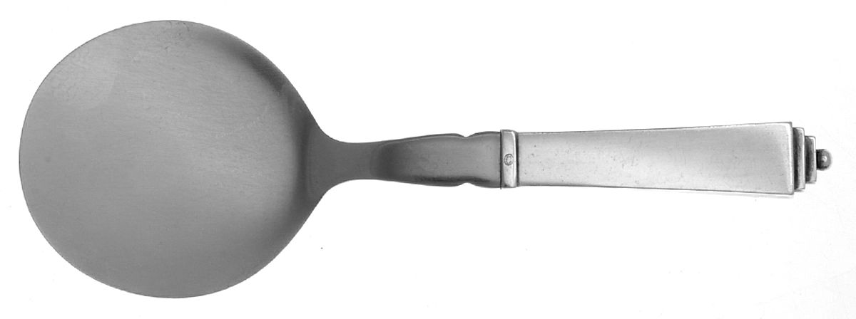 Pyramid (Sterling, 1927) Egg Server with Stainless Blade by Georg Jensen (Denmark)-1