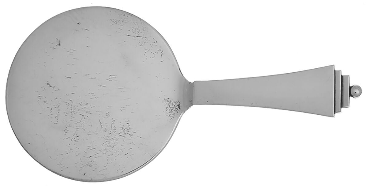 Pyramid (Sterling, 1927) Medium Solid Pastry Server by Georg Jensen (Denmark)-1