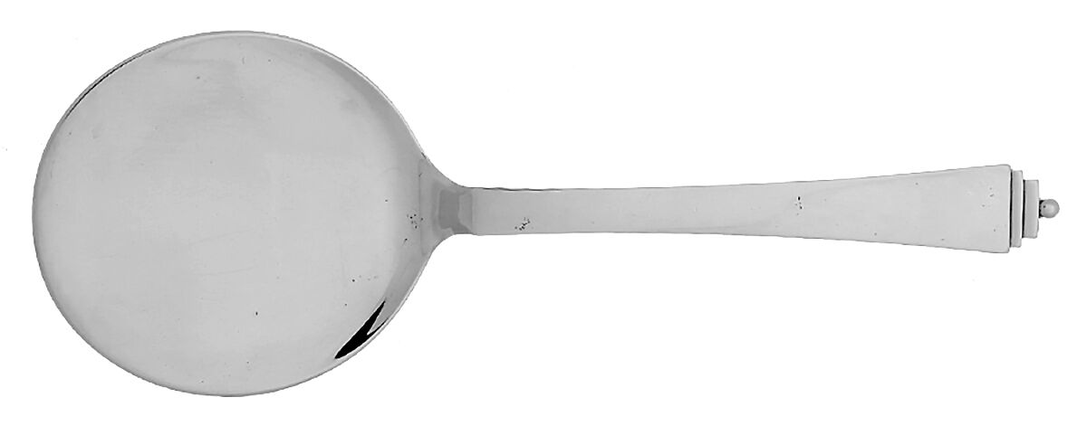 Pyramid (Sterling, 1927) Solid Pastry Server by Georg Jensen (Denmark)-1