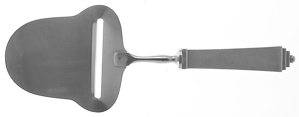 Pyramid (Sterling, 1927) Cheese Plane with Stainless Plane by Georg Jensen (Denmark)-1