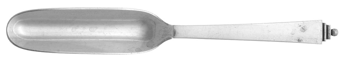 Pyramid (Sterling, 1927) Solid Cheese Scoop by Georg Jensen (Denmark)-1