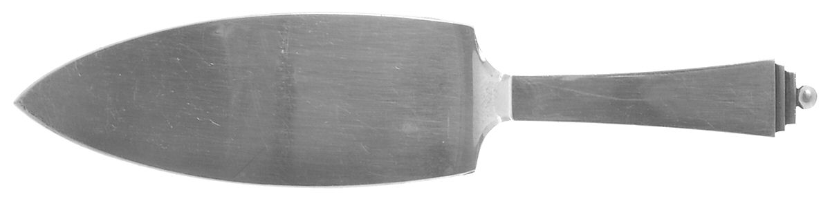 Pyramid (Sterling, 1927) Cake Server, Solid Piece by Georg Jensen (Denmark)-1