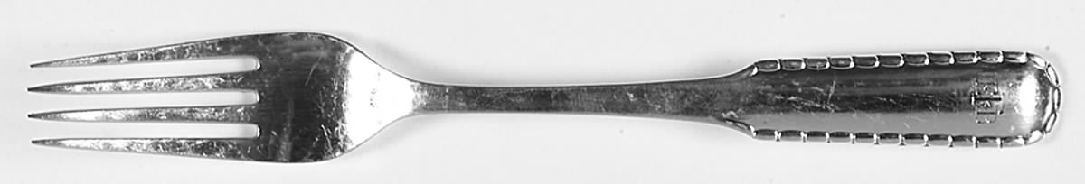 Rope (Sterling) Dessert Fork by Georg Jensen (Denmark)-1