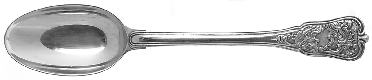 Rosenborg (Silverplate) Place/Oval Soup Spoon by Georg Jensen (Denmark)-1
