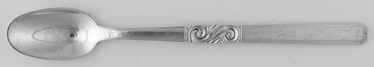 Scroll (Sterling, 1927) Iced Tea Spoon by Georg Jensen (Denmark)-1