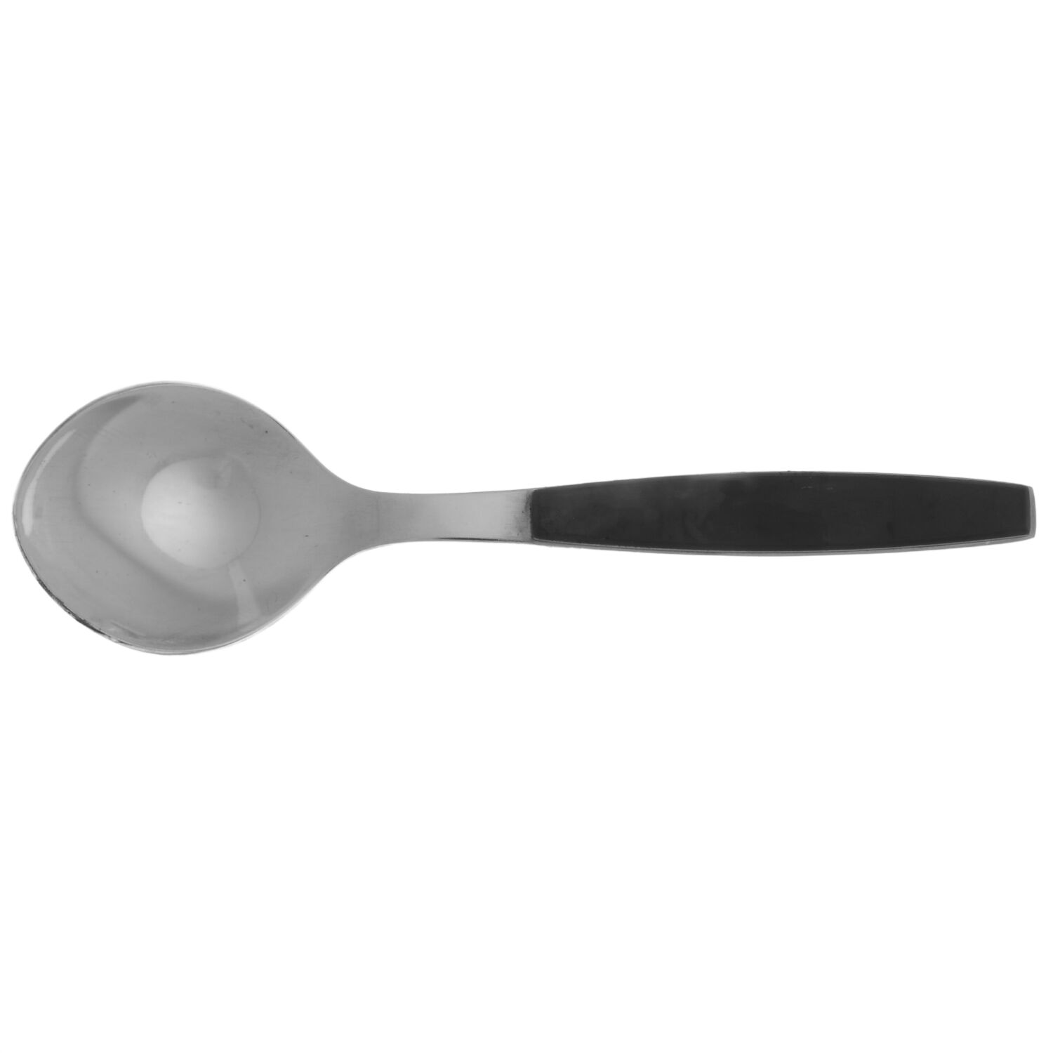 Strata-Brown (Stainless) Round Bowl Soup Spoon (Cream Soup) by Georg Jensen (Denmark)-1