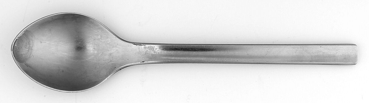 Tanaquil (Stainless) Large Youth Teaspoon by Georg Jensen (Denmark)-1