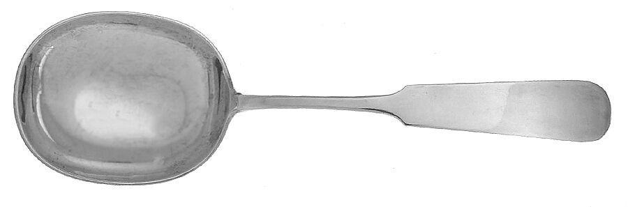 Chino (Sterling, 1932) Solid Smooth Berry/Casserole Spoon by George C Erickson-1
