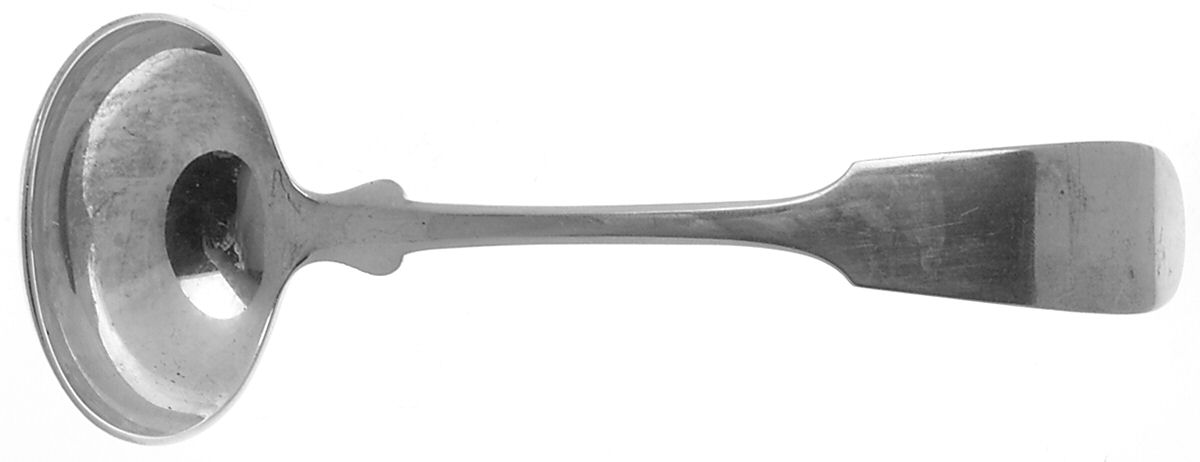 Fiddle (Sterling, 1932) Solid Gravy Ladle by George C Erickson-1