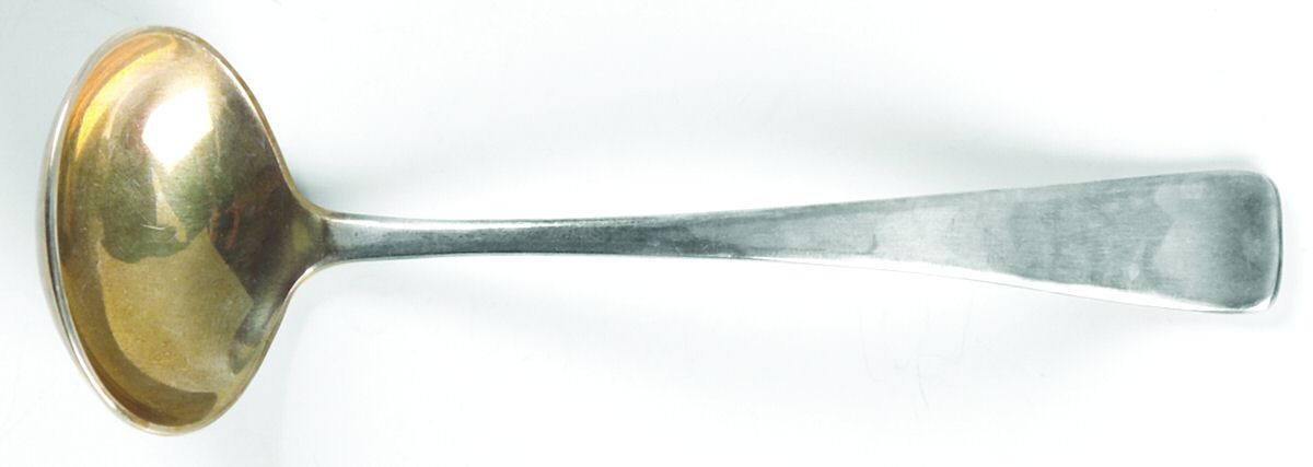Swedish Classic (Sterling, 1932) Solid Piece Cream Ladle by George C Erickson-1