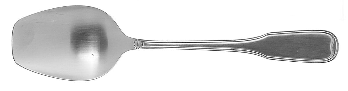 Attache-Satin (Stainless) Solid Serving Spoon by Gense-1