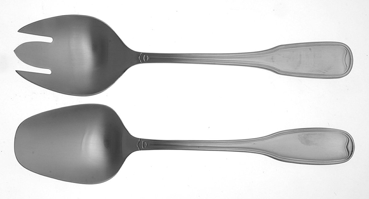 Attache-Satin (Stainless) Solid Serving Set by Gense-1
