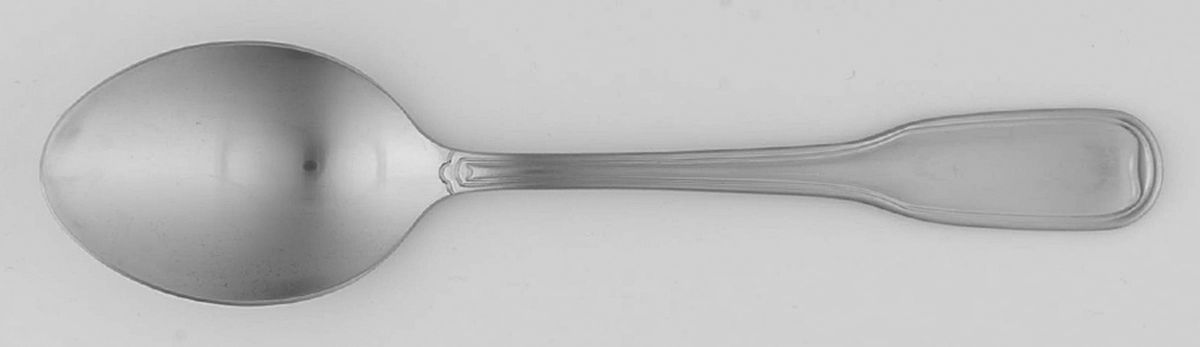 Attache-Satin (Stainless) Dessert/Oval Soup Spoon by Gense-1
