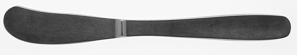 Ellips (Stainless) Flat Handle Butter Spreader by Gense-1