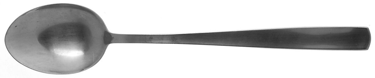 Facette (Stainless, Sweden) Solid Salad Serving Spoon by Gense-1
