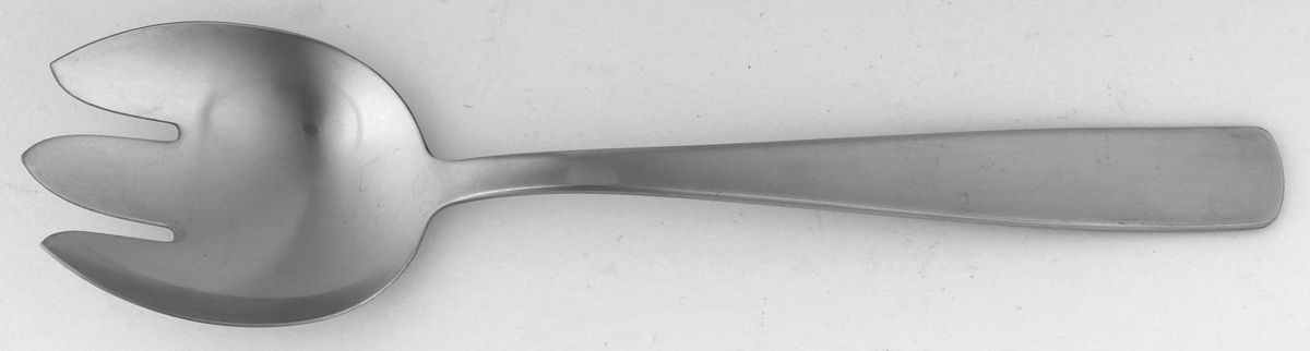 Facette (Stainless, Sweden) Solid Salad Serving Fork by Gense-1