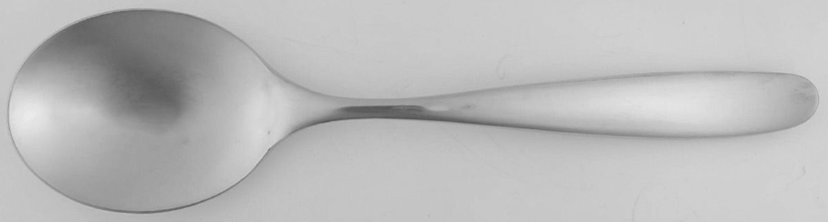 Figura (Stainless) Solid Serving Spoon by Gense-1