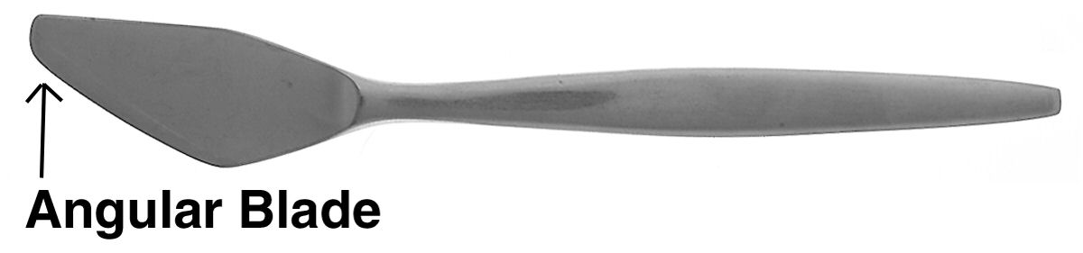 Focus (Stainless) Flat Handle Butter Spreader by Gense-1