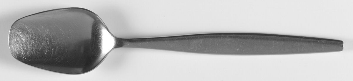 Focus (Stainless) Solid Serving Spoon by Gense-1