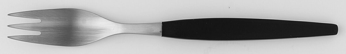 Focus Deluxe-Black (Stainless) Individual Solid Fruit Fork by Gense-1