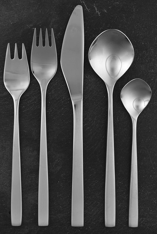 Fuga (Stainless) 5 Piece Place Setting by Gense-1