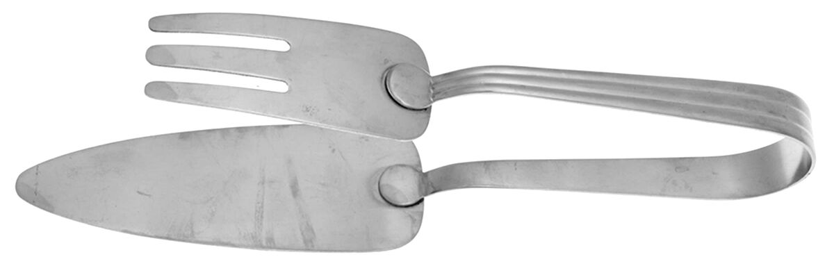 Thebe (Stainless) Solid Pastry Tongs by Gense-1