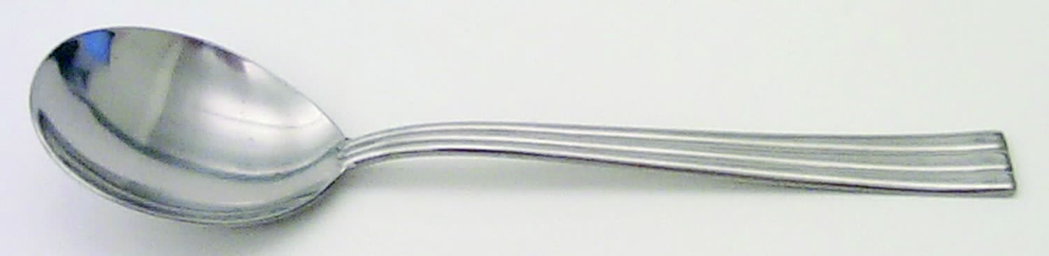 Thebe (Stainless) Round Bowl Soup Spoon (Gumbo) by Gense-1