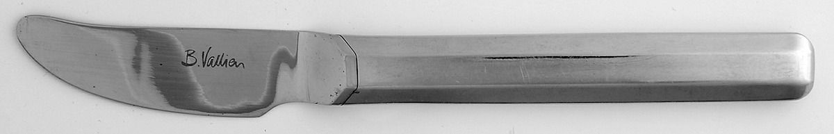 Silk (Stainless) Dessert Knife with Stainless Blade by Gense-1