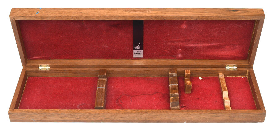 Presentation (Stainless) Used Wood Case for Carving Set by Gerber-1