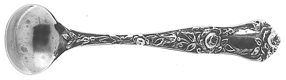 American Beauty (Sterling, 1896) Individual Salt Spoon by George W Shiebler-1
