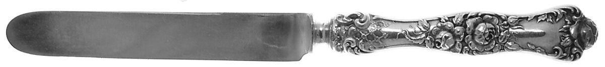 American Beauty (Sterling, 1896) Blunt Hollow Knife with Bolster by George W Shiebler-1