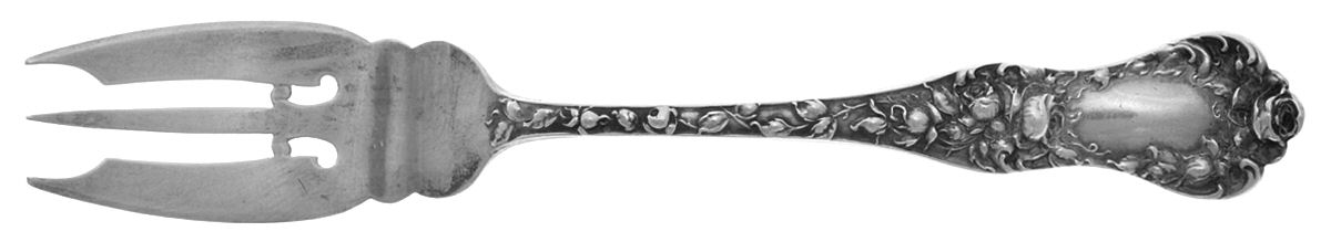 American Beauty (Sterling, 1896) Individual Pie Fork by George W Shiebler-1